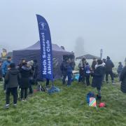 Athletes braved the Fog and below freezing temperatures to help North Somerset AC enjoy a good day of action at Blaise Castle in Bristol