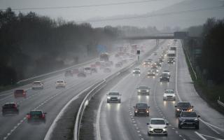 385 homes in the Portishead area went without power after a tree fell onto power cables and forced a closure of the M5.