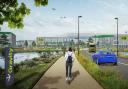 Artist's impression of UK's first giga-scale commercial smart campus.