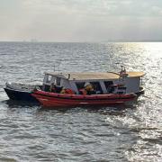 The operation to rescue the stricken trawler