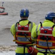 Clevedon Coastguard Rescue team