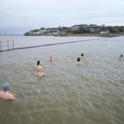 Clevedon Marine Lake is a popular swimming spot.