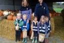 Children from The Nursery visited a pumpkin patch.