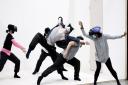 Rambert dancers in rehearsals for Rooms