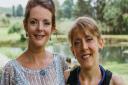 Catherine Turp is raising £15,000 for her sister Sarah, right, who lives with Osteoporosis
