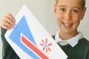 Year six pupil, Josh, whose flag design has been chosen for parliament competition.