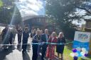 Weston mayor Cllr Sonia Russe cuts the ribbon to the new resource hub on Drove Road, Weston.
