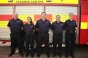 Avon Fire & Rescue Service welcomed five new on-call firefighters.