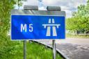 Two lanes on M5 closed due to diesel spillage, delays expected