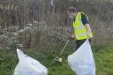 37 bags of rubbish were collected.