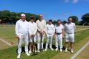 Somerset's County Croquet Team came second in the Inter-County Championship, from left to right, Kriss Chambers (Nailsea), James Galpin (Nailsea), Roger Tribe (Blewbury), Ed Duckworth (Bristol), David Goacher (Bristol), Marcus Evans (Nailsea)