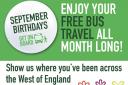 Residents can access free bus travel this month if they have their birthdays in September.