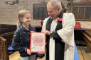 The research was presented to Vicar Trevor Cranfield at St Andrew's Church