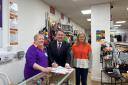 North Somerset MP Sir Liam Fox visited Sense's new shop in Nailsea