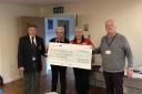 Portishead Royal British Legion Bowls Club presented a cheque of just under £2,000 to the Memory Cafe.