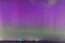 Northern Lights as seen over Clevedon Pier.