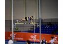 North Somerset AC's Nyree Perry in pole vault action at Sheffield.