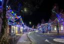 Christmas lights sparkle in Alan Harrison's photo of Portishead High Street.