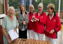 A team from Portishead RBL won the West Backwell Ladies Triples Day event