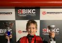 Young kart racer Ben Hunt.