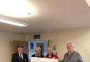 Portishead Royal British Legion Bowls Club presented a cheque of just under £2,000 to the Memory Cafe.
