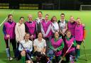 All smiles for members of Nailsea Ladies 2014's squad as they pose for the camera. Pic: Nailsea Ladies Hockey Club.