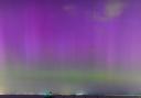 Northern Lights as seen over Clevedon Pier.