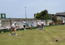 Bowlers in action on Clevedon Promenade Bowling Club's Open Day.