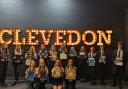 Some of the Clevedon School students with their awards. Picture: Shane Dean