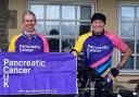 Jason Belcher, alongside school friend Jason Smith, will cycle around North Somerset Youth Cricket League 2023 playing clubs and 24 laps around Weston Grand Pier to raise awareness of pancreatic cancer.