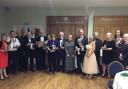 West Backwell Bowls Club's winners and finalists at their celebration dinner.