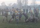 Action between Clevedon RFC and Cleve at Coleridge Vale.