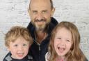 Rachel Perham and twins, Niamh and Samuel, will take part in the Forget-Me-Not Walk on March 17, in aid of Grief Encounter