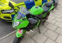 A motorbike seized by police in North Somerset as part of their recent operation.