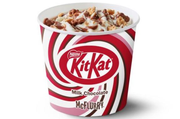North Somerset Times: KitKat Ruby Chocolate McFlurry North Somerset Times: KitKat Ruby Chocolate McFlurry