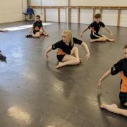 Former student and professional dancer, Tom Harden, gave students top tips at Clevedon School.
