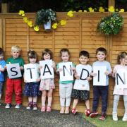 A class from Portishead's The Nursery after it scored another Oustanding OFSTED rating.