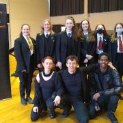 The Box Clever Theatre from South London performed to Year 10 students at Clevedon School.