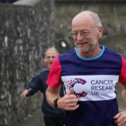 Steve Lambert is running his first marathon for Cancer Research UK.