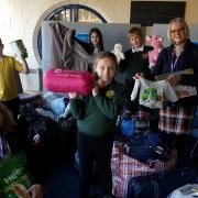 St John the Evangelist School has been 'overwhelmed' by donations made by parents and staff to help people affected in the Ukraine War.