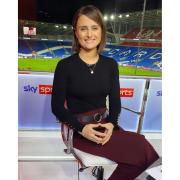 Sky Sports TV presenter Michelle Owen.