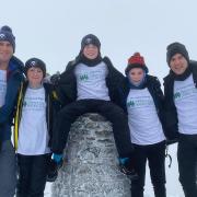 Cian has climbed the height equivalent of Mt Everest for charity.