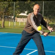 Congresbury Tennis Club coach, Dean Copy.