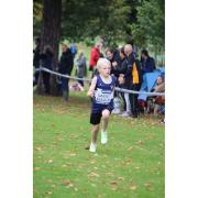 Oliver F won the under-11 event in style for North Somerset Athletics Club.