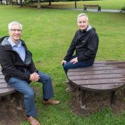 The Talking Point Bench was unveiled on World Mental Health Day.