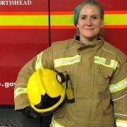 Jade Alexander is the first female firefighter to join the Portishead service in its history.Picture: Portishead Fire Station