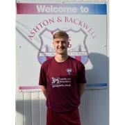 Reece Hedges scored Ashton & Backwell United's second goal in their 4-0 win against Welton Rovers.