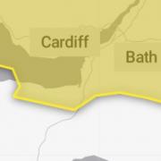 Yellow weather warning in Somerset. Picture: Met Office