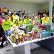 Clevedon Athletic Club team in the frame. Clevedon Athletic Club Food Bank Run is to support people in cost of living.