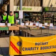 Rotary Nailsea and Backwell bookstall in March, 2022. Another will be held this coming March.